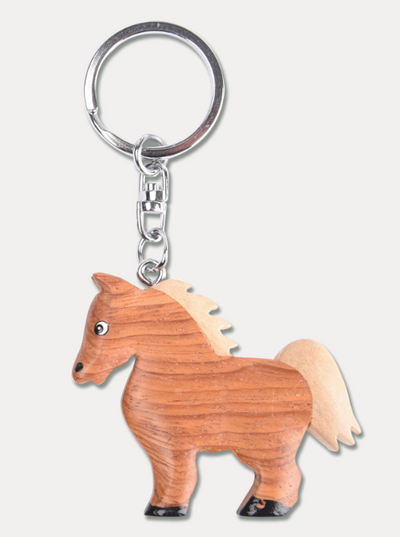 Waldhausen Wooden Horse Key Chain