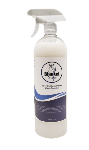 Blanket Safe Spray on Horse Blanket Water Repellent 33.8 oz