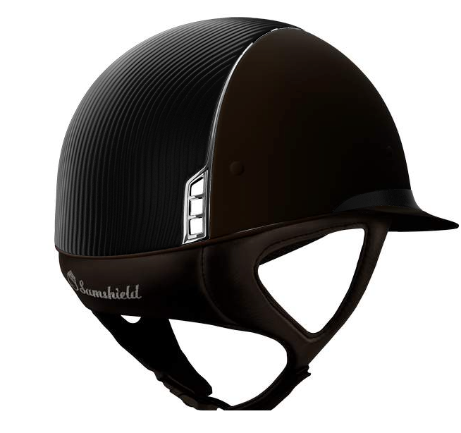 Samshield Miss Shield Premium Helmet - Noir Chrome