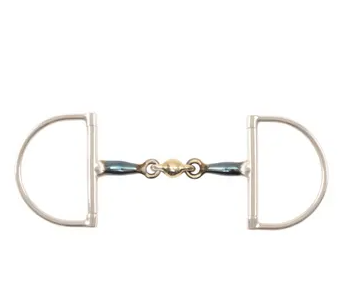 Shires Hunter Dee Blue Brass Alloy with Peanut 5"