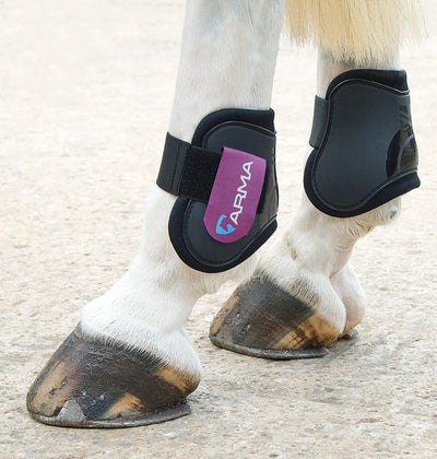 Shires Arma Neoprene Horse Turnout Boots, Mud Socks, in Black