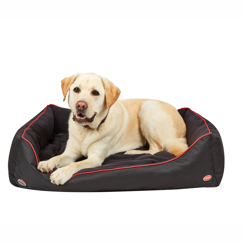 Weatherbeeta Therapy-Tec Dog Bed Black/Red Xsmall