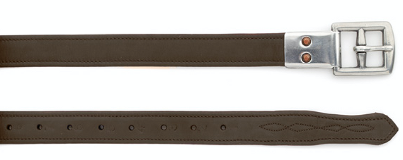 Ovation Covered Stirrup Leathers with Clasp End