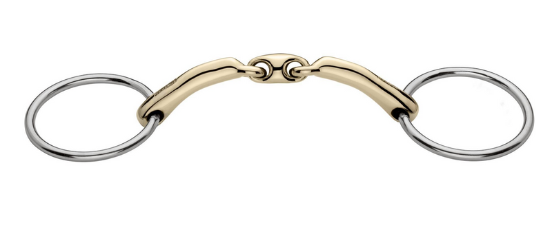 Herm Sprenger Novocontact Loose Ring Sensogan Double Jointed Snaffle