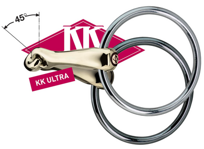 Herm Sprenger KK Ultra D Ring Sensogan Double Jointed 15mm Snaffle