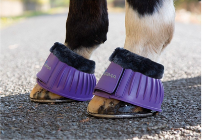 Shires Arma Fleece Trimmed Over Reach Boots