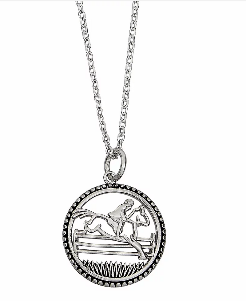 AWST Sterling Silver Round Jumper Pendant Necklace