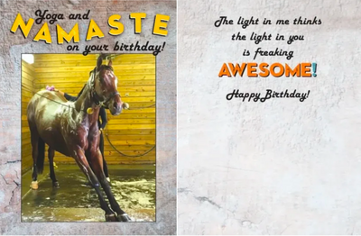 Horse Hollow Press Birthday Greeting Card