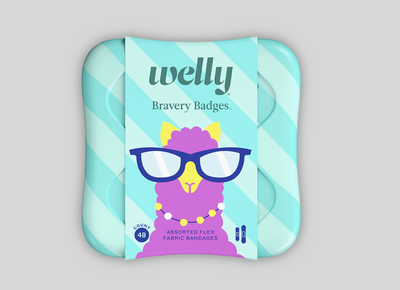 Welly Bravery Bandages - 48 Count