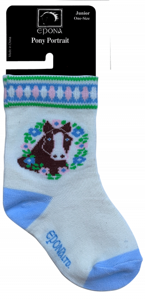 Epona Toddler Pony Portrait Sock